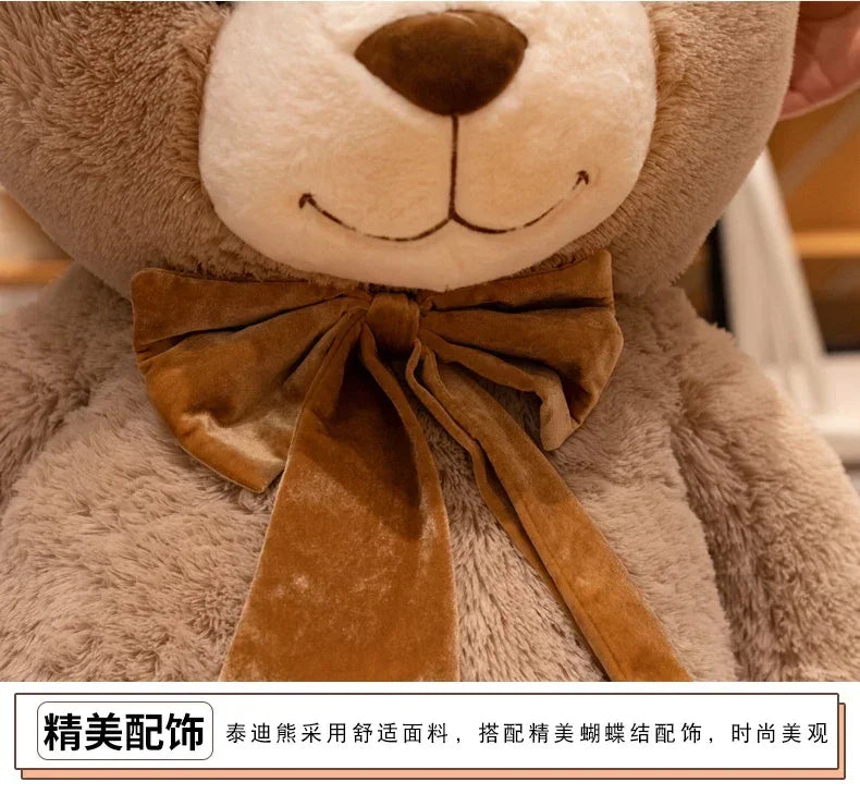 1pc High Quality Giant American Bear Plush Doll Soft Stuffed Animal Bear Plush Toys Girls Valentine Lover Birthday Gift