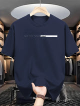 High Street Letter Print Cotton Tee