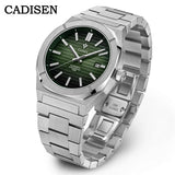 CADISEN Diver Watch Retro Luxury Sapphire MIYOTA 8215 German Designer Men Automatic Mechanical Watches 10Bar Waterproof Luminous