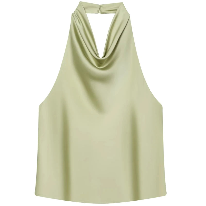 Women's Halter Backless Vest Top