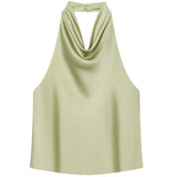 Women's Halter Backless Vest Top