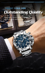 POEDAGAR 892 Luxury Men's Chronograph Watch
