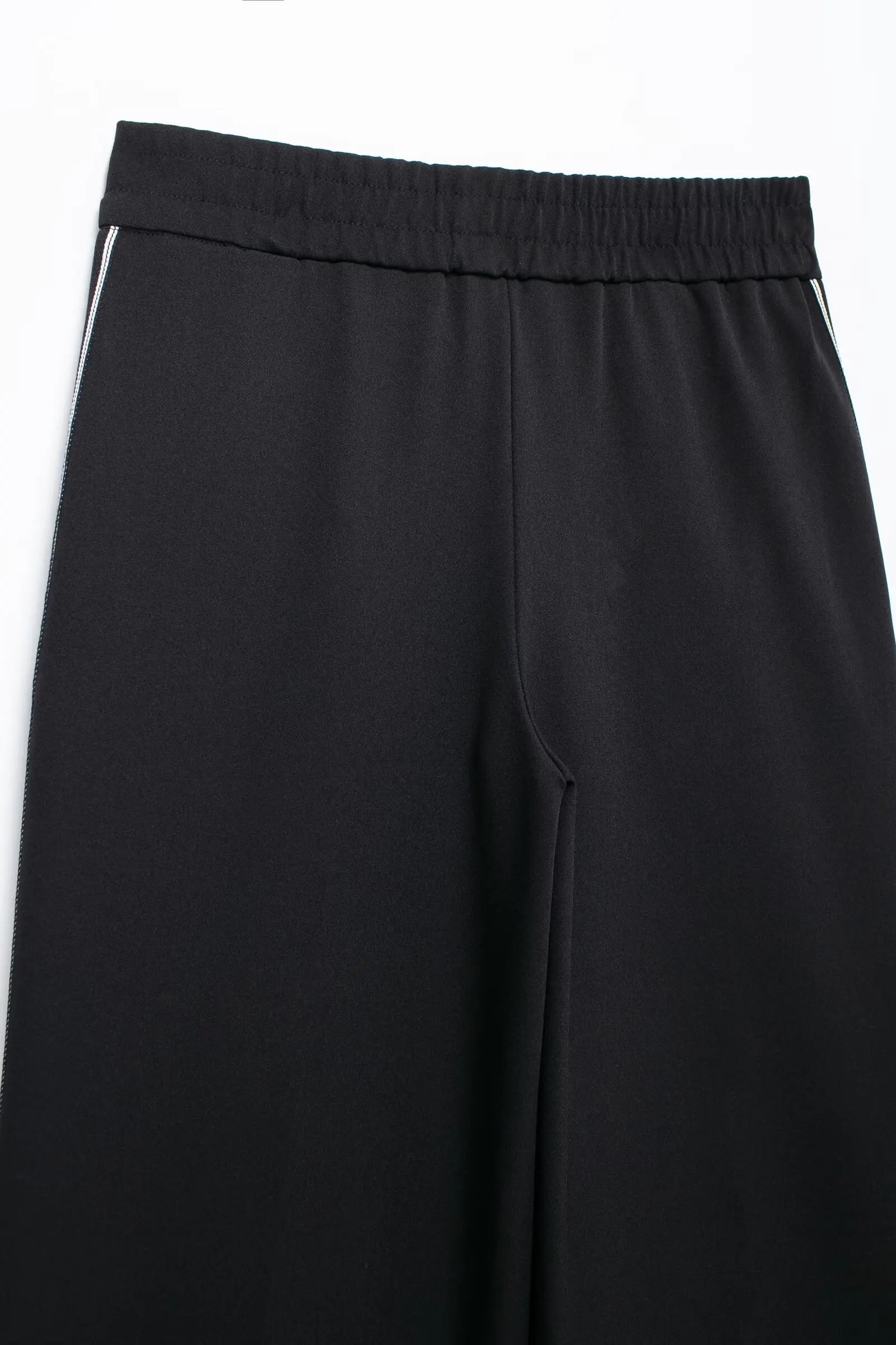 2024 New Women Casual Black Trousers Suits Sports Short Jacket + Female Vinatge Black White Patchwork Baggy Pants Street