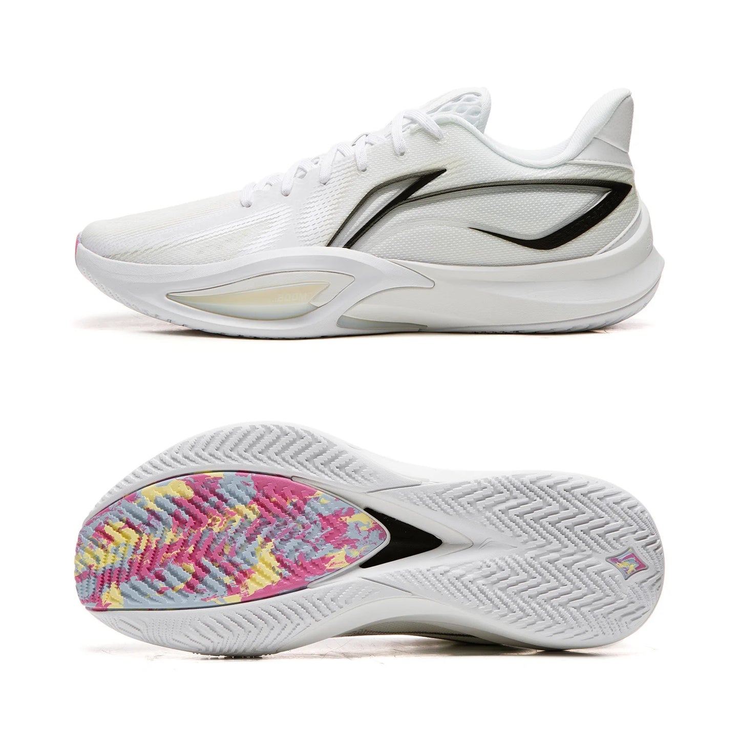 Li-Ning Men's SHINING 3 Professional Basketball Shoes BOOM Cushion Lightweight Breathable LiNing Competition Sneakers ABAW007