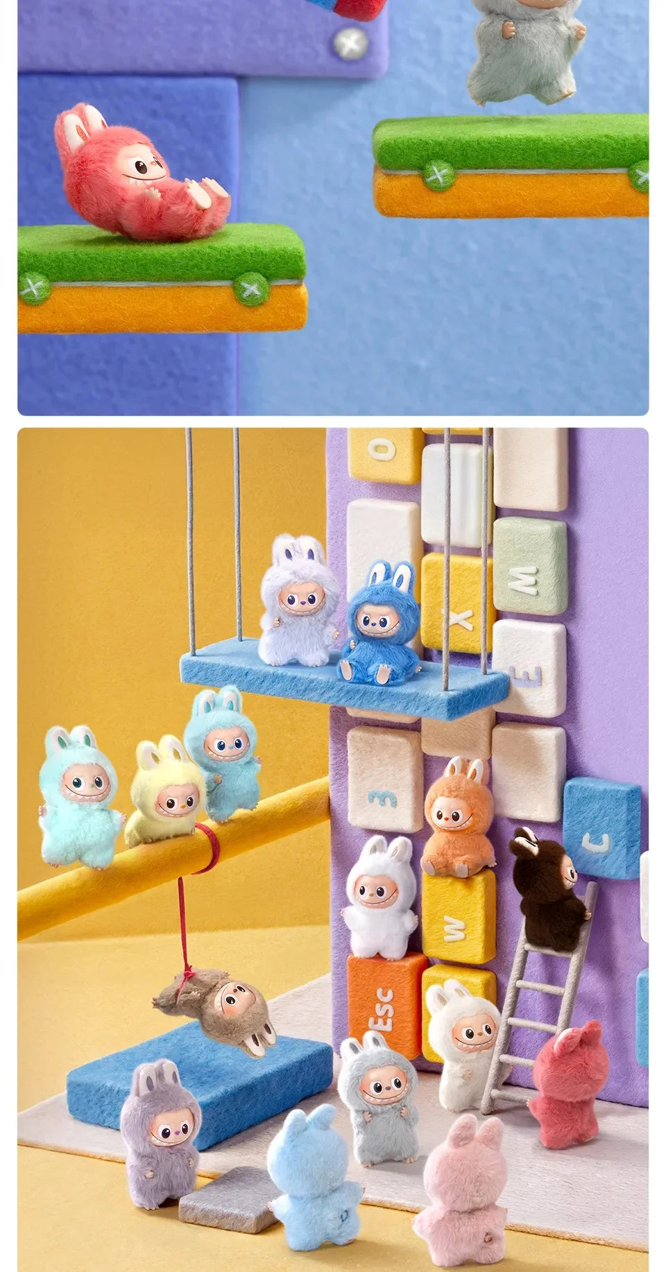 POP MART LABUBU THE MONSTERS PIN FOR LOVE Series Vinyl Plush Pendant Blind Box Toys Kawaii Anime Action Figure Surprise Mystery