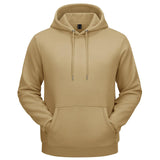 TACVASEN Autumn Winter Fleece Hoodies Mens Thermal Warm Hooded Sweatshirts Pockets Casual Hoodies Pullover Tops Male
