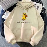 The Duck Song "Got Any Grapes" Printed Hoodie
