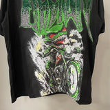MIXED EMOTION Oversized Cotton Rhinestone T-Shirt