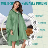 Waterproof Hooded Rain Poncho – Lightweight & Stylish