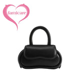 2025 Women Bag Luxury PU Leather Handbag Lady Fashion Handmade Knitting Tote Female Hand-woven Basket Shoulder Bag with Purse