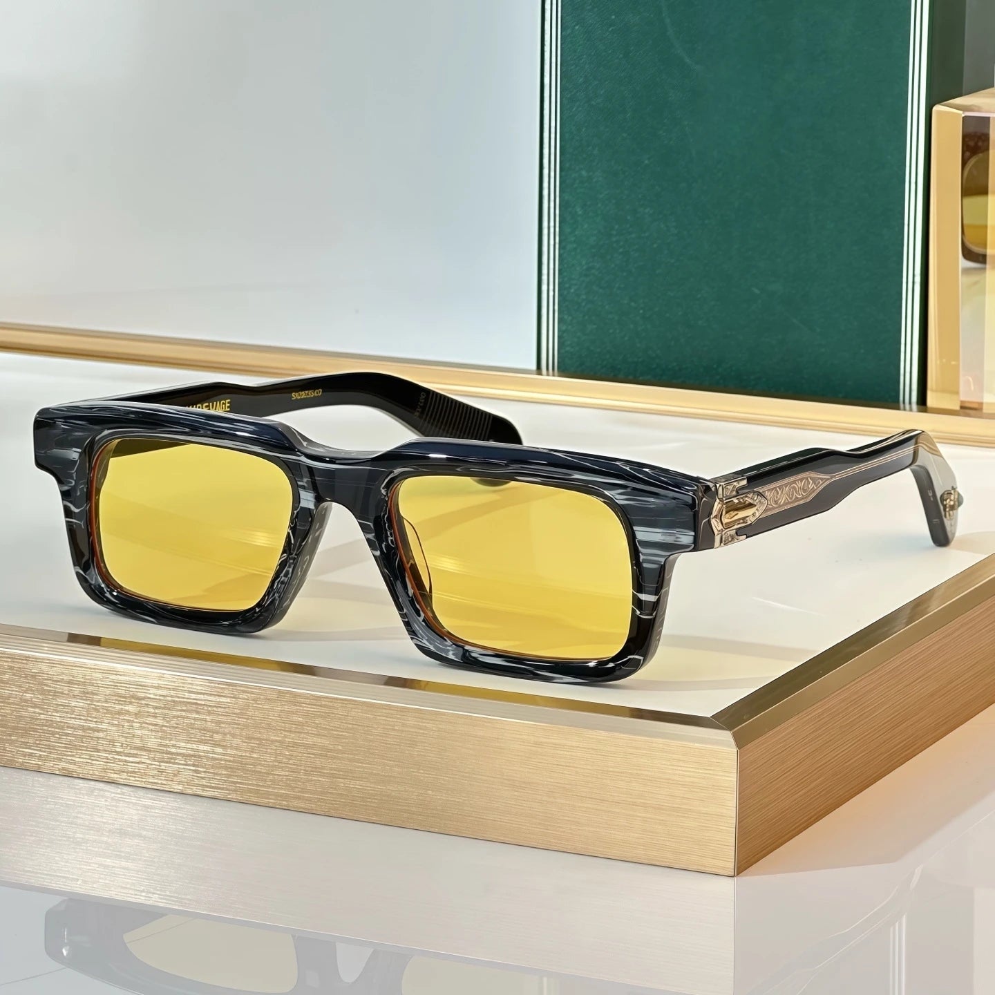 DILTA Belvedere Acetate Square Sunglasses – UV400 Women