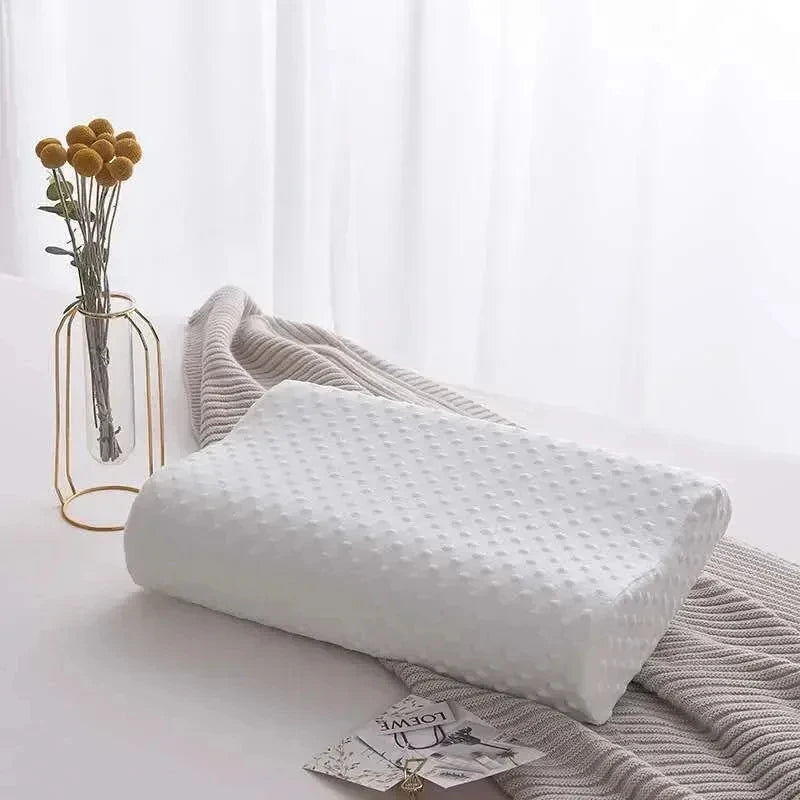 Memory Foam Neck Pillow – Orthopedic Comfort & Pain Relief