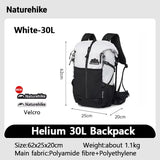 Naturehike Backpack Man Women 25L 30L Large Capacity Shoulder Bag Outdoor Climbing Hiking Portable Lightweight Waterproof Bag