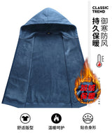Men’s Plus Size Fleece Hoodie, Up to 12XL