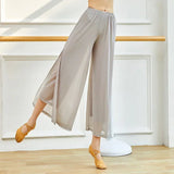 Women's Wide-Leg Nylon Dance Pants