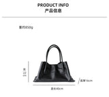 Motingsome Luxury Niche First-layer Cowhide Tote Bag Woman Large Capacity Shoulder Underarm Bag Casual Tote Big Handbag 2025 New