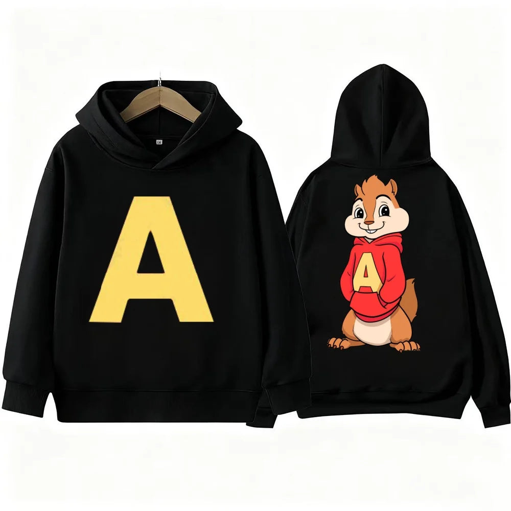 Kids’ Cartoon Pullover Hoodie