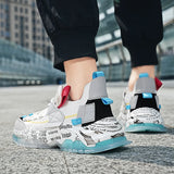 Men’s Lightweight Thick-Sole Mesh Sneakers