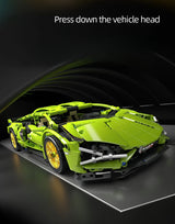 Technical racing car model RC building block sports car 1:14 DIY supercar bricks Educational toys Children and adults gifts