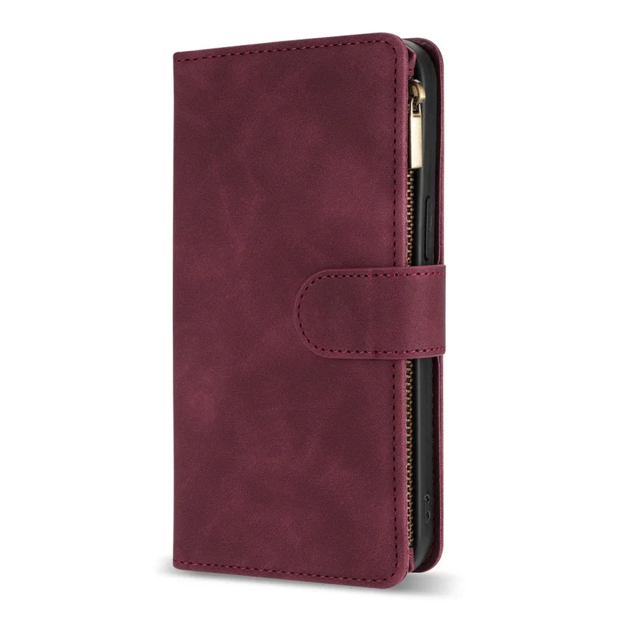 Samsung Galaxy Wallet Case with Strap & Stand