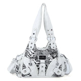 Women Handbags Soft Tote Bag Small Top-handle Fashion Satchel Multi-Pockets Crossbody Shoulder Bag Hobos Phone Pack