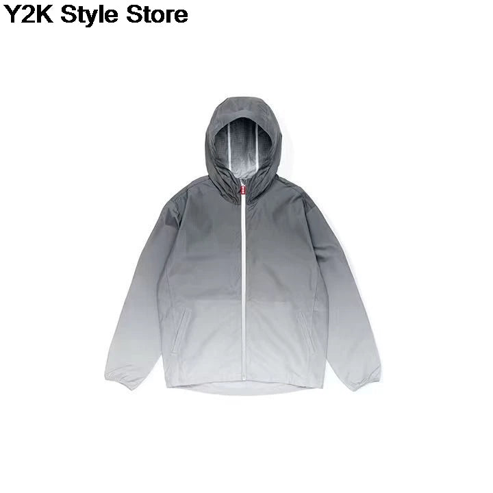 Men’s Lightweight Printed Zip-Up Hoodie