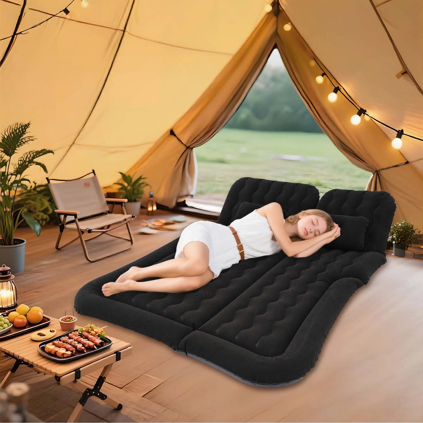 SUV Inflatable Air Mattress – Comfort Camping & Road Trip Bed