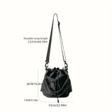 Fashionable Crossbody Bags for Women Shoulder Bag Large Capacity Oxford Women Bucket Bag Purse and Handbags