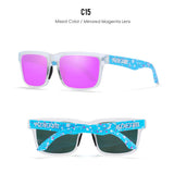KDEAM Men's Polarized Sunglasses Square Casual Outdoors Sun Glasses Women Unisex Sunglass For Couple With New Package