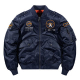Men's MA-1 Flight Bomber Jacket | Classic Military Cargo Style Coat