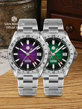 San Martin 39mm Desert Texture GMT Watch | NH34 Automatic