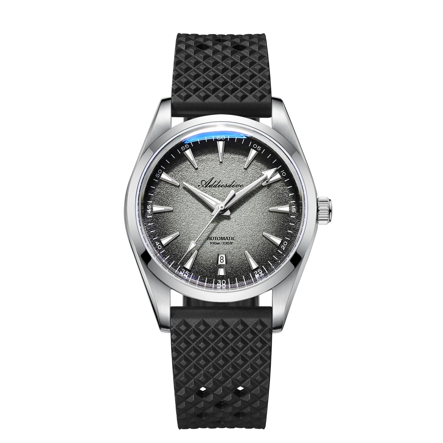 ADDIESDIVE Japan 8215 Men's Watch Bubble Mirror Glass Dress Automatic Mechanical Watch Super Luminous Luxury New Watches For Men
