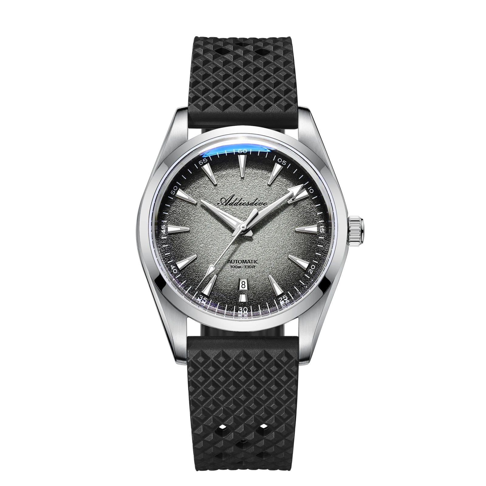 ADDIESDIVE Japan 8215 Men's Watch Bubble Mirror Glass Dress Automatic Mechanical Watch Super Luminous Luxury New Watches For Men