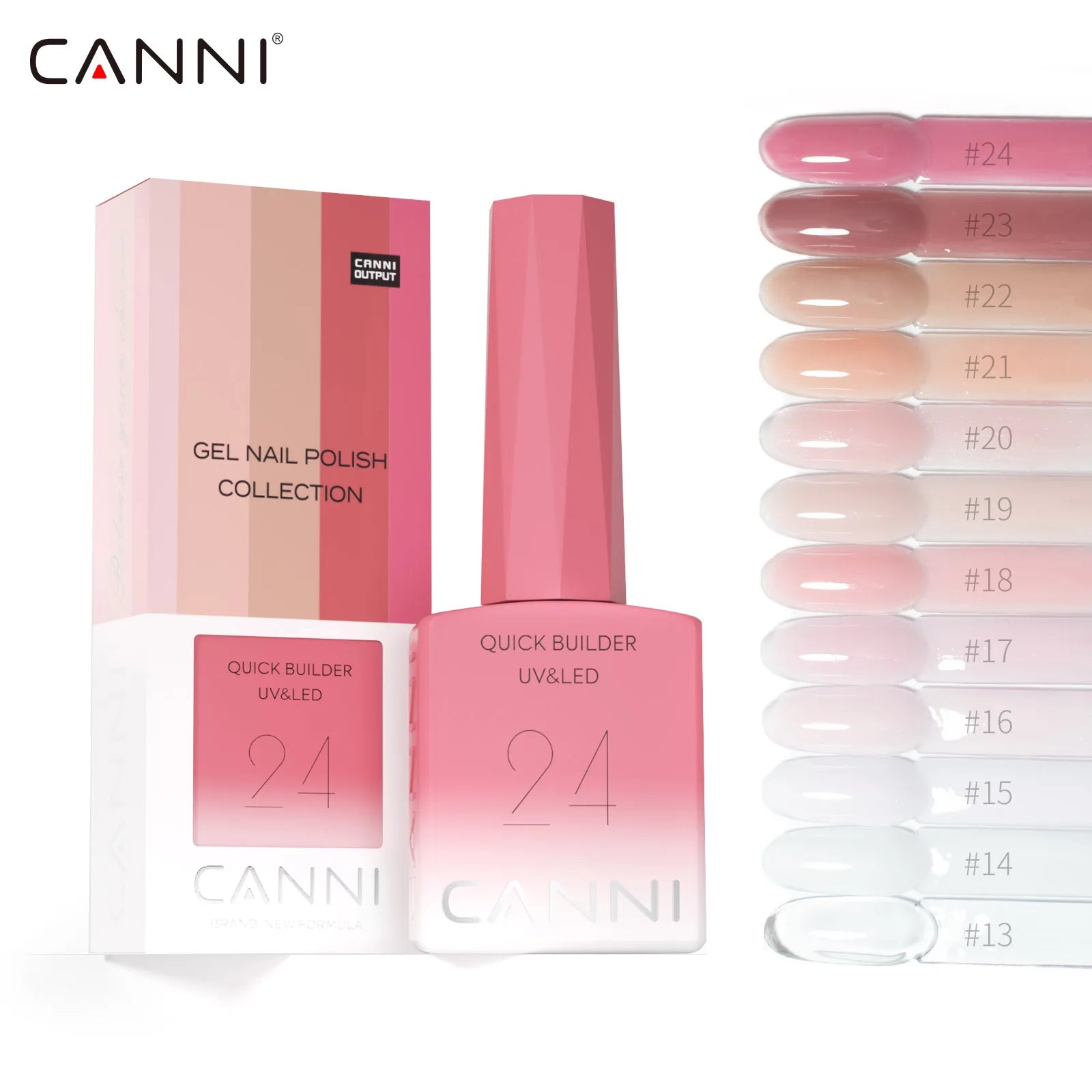 CANNI Quick Builder Gel Polish – HEMA/TPO Free, UV/LED