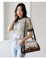 Alligator Patent Leather Shoulder Crossbody Hand Bags for Women Brand Luxury Handbags Women Bags Designer Hobos Two Layers Sac