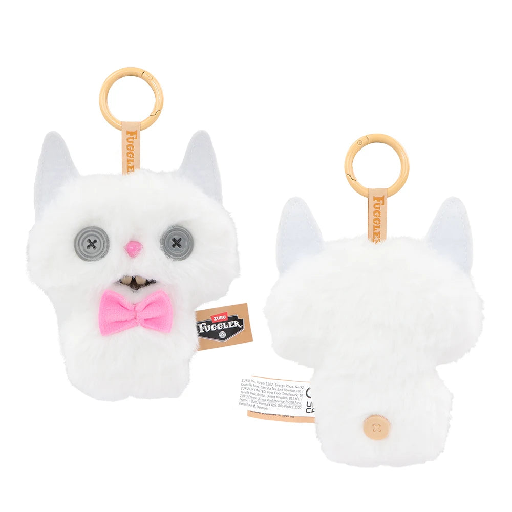 Original Fuggler Keychain Plush Toys Fugglers Fugg Alley Cat Pandents Stuffed Animal Fugg UNGGETS Keyrings Plushies Dolls Gifts