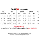 WOSAWE Women Motorcycle Jacket Summer Rider Shirt Back Support Pads Street Riding Jacket Moto Soft Gear Motorcyclist Clothing