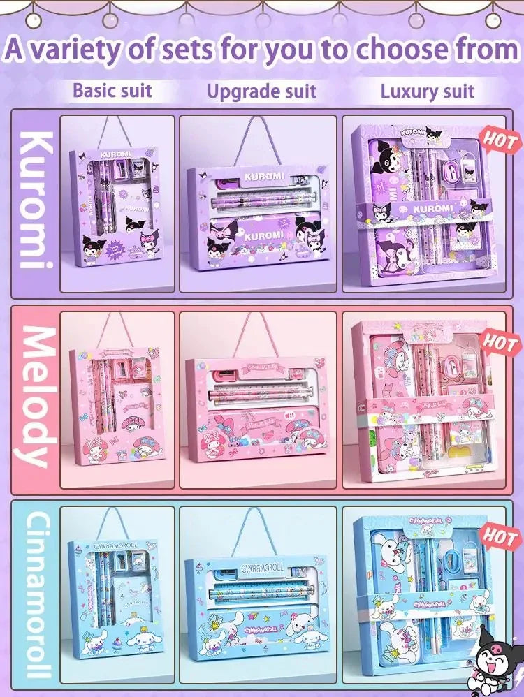 Sanrio 12-Piece Deluxe Stationery Set