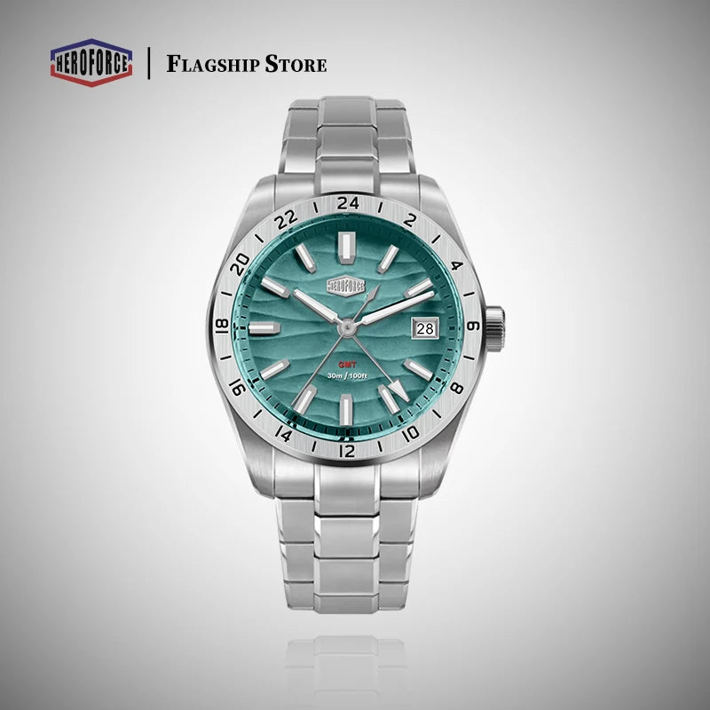 HEROFORCE GMT Men's Luxury Quartz Watch