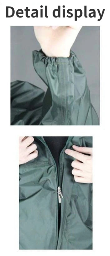 One-Piece Motorcycle Rainsuit – Waterproof Protective Gear
