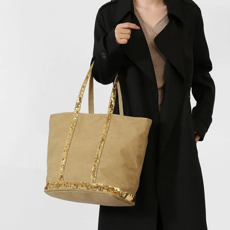 Women's Faux Suede Satchel Bag