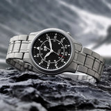 BERNY Titanium Watch For Men AR Coating Sapphire Fashion Wristwatch Luminous VH31 Ultra-thin Quartz Watch Waterproof 5ATM Watch
