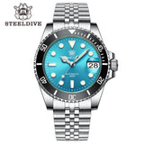 SD1953 New Bracelet With Milled Clasp 41MM NH35 Movement 300M Waterproof Mens Automatic Dive Watches  Ceramic Bezel