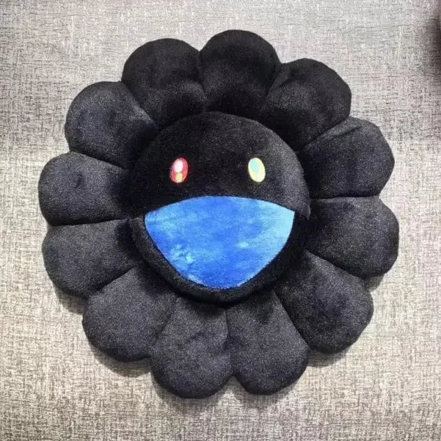 Rainbow Daisy Children's Plush Pillow, Japanese, Sunflower, Floor Game Mat Seat Pillow Sofa House Car Decoration Plush Pillow