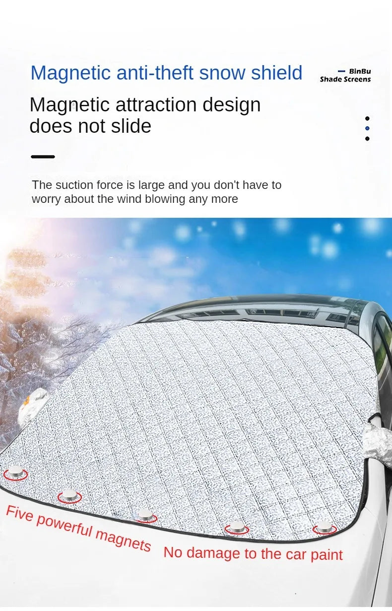 LEIBOO Magnetic Car Snow Cover & Windshield Protector