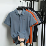 Men's Cotton Bear Embroidery Polo | Korean Style