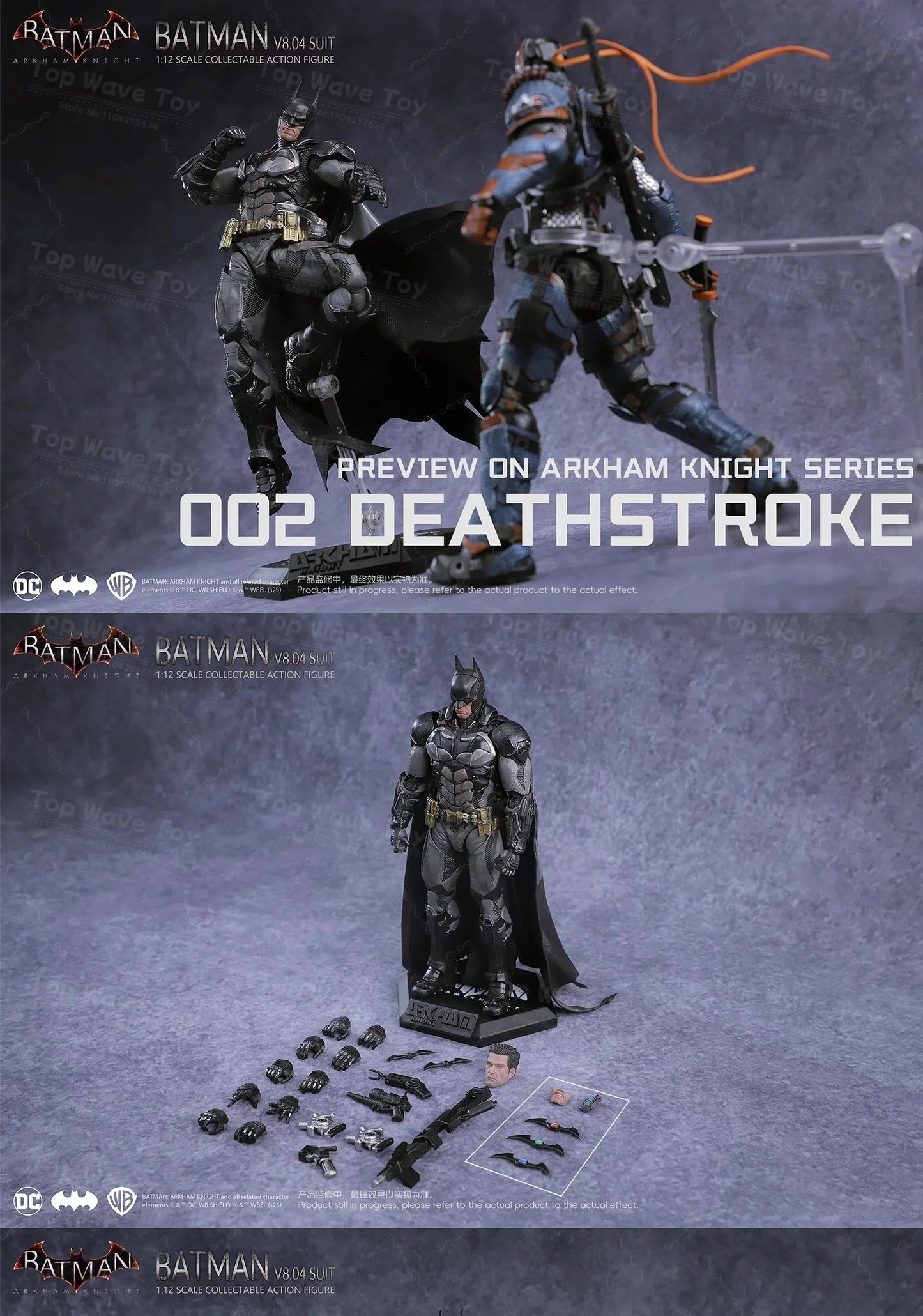 2026 New Stock Batman Arkham Knight Action Figure LPZZ 1/12 Scale Soldier Warrior Edition Batman Full Set 6-inches Model Toys