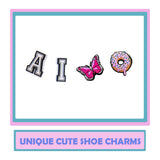 Random 10--200Pcs Non-Repeat Shoe Charms for Sandals, Beach Bags, PVC DIY Shoe Decorations Accessories Charms Premium Quality