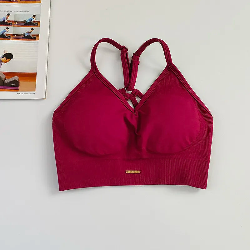 Women's Seamless Yoga Set with High-Waist Leggings