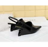 Designer Wedge Heel Sandals – Pointed Toe Women's Pumps